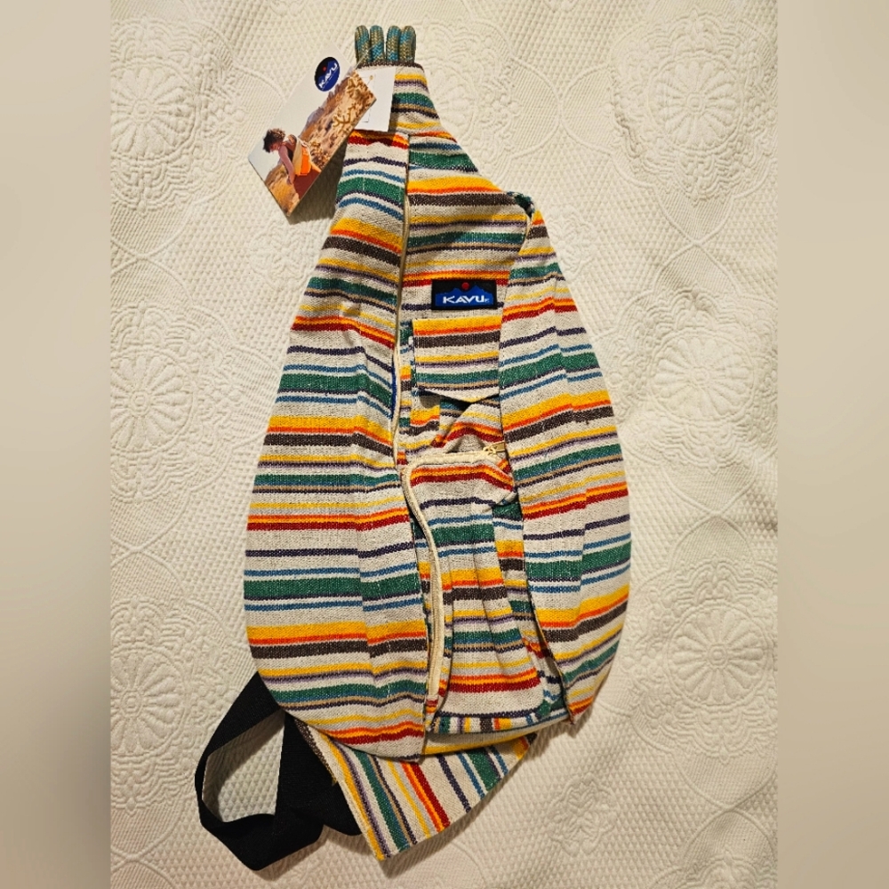 KAVU Interwoven Rope Bag Sling Crossbody Backpack